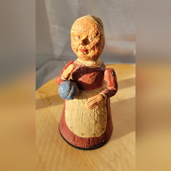 HTF Dept 56 Poliwoggs Christmas Folk Art Collection MRS CLAUS Holiday - Picture 5 of 10